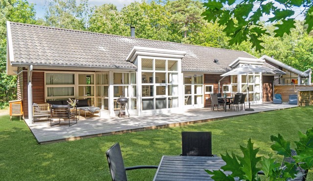 Beach front home in Hasle with sauna