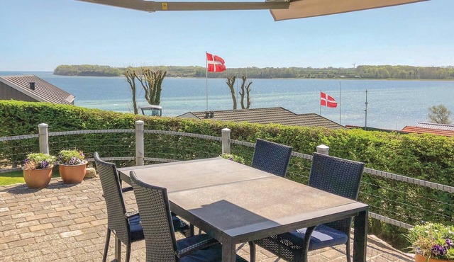 Beach front home in Hejls with house sea view