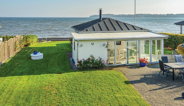 Beach front home in Hejls with WiFi