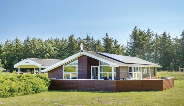 Beach front home in Løkken with sauna