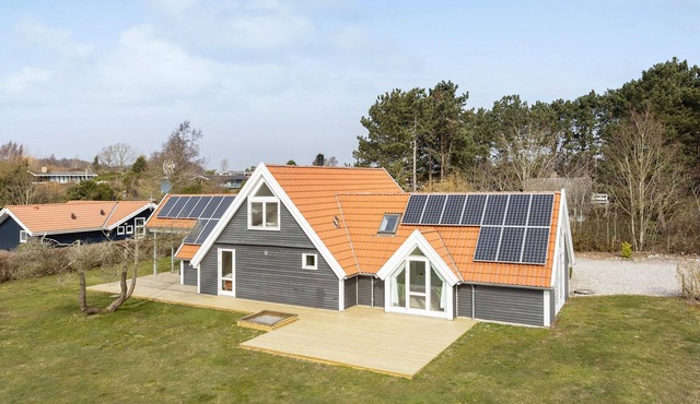 Beach front home in Rudkøbing with sauna