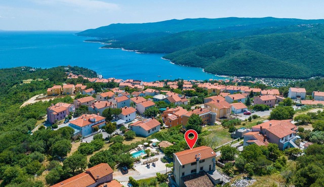 Beach front home in Rabac