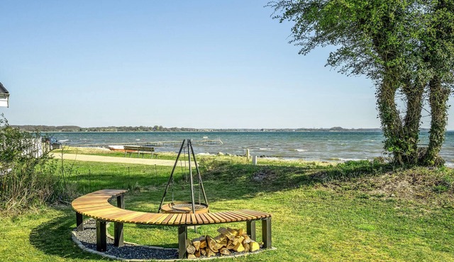 Beach front home in Sjølund