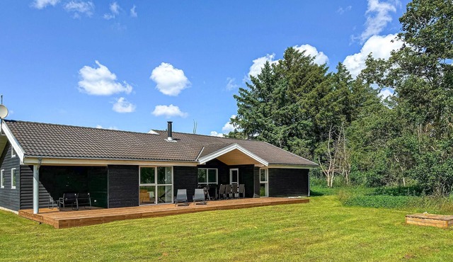 Beach front home in Strandby with sauna