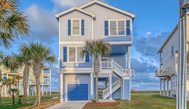 Beach Front House, sleeps 12, Galveston Island, Pointe West Resort - 4 bed/4bath
