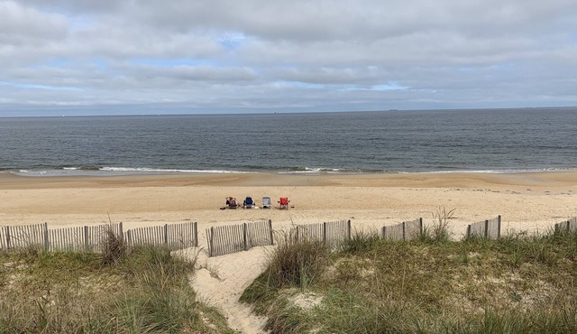 Beach Front on the Bay in our Rustic, Pet Friendly Cottage by RedAwning
