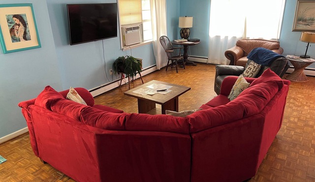 Beach Front on the Bay - Pet Friendly, Wi-Fi, Parking, Large Water front Deck