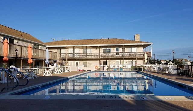 Beach Haven LBI Ocean Front Condo Inground Pool, Steps to the Atlantic Ocean