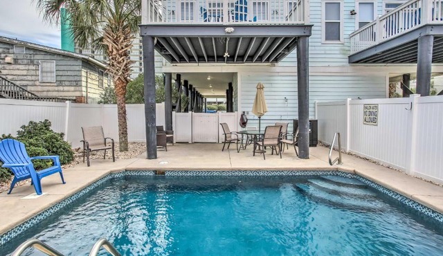 Beach Home with Optional Heated Pool, Walk to Ocean!
