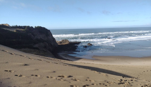 BEACH HOUSE: 3 bedrooms: King & 2 Q: air cond, washer: Dog2: near Pacific City