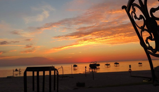 Beach House on the Saginaw Bay near Bay City, Michigan