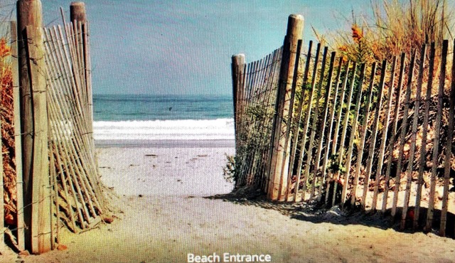 BEACH HOUSE only steps away from the beach.