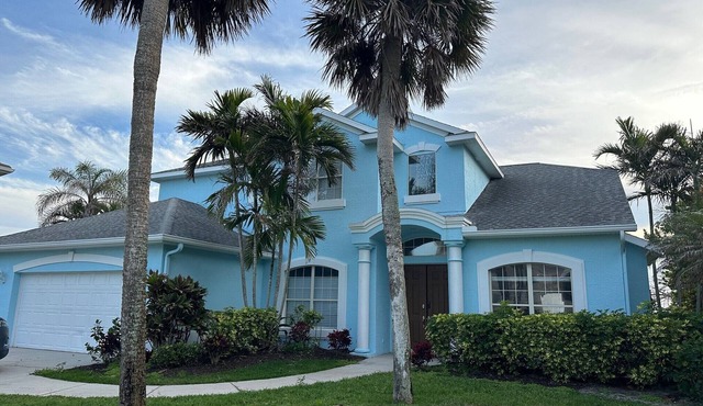 Beach House Sleeps 14 on Indian River Lagoon with Dock & Private Ocean Beach