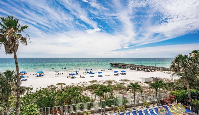 Beach Palms 209 beautiful Gulf Front Corner 2nd floor vacation rental