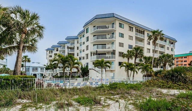 Beach Palms Premier Gulf Front 3 bedroom condo steps to the Beach~ BP410
