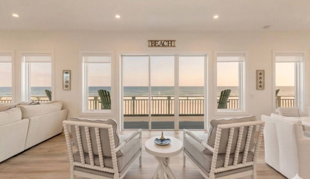 Beach Therapy. Oceanfront Modern Luxe 5BR Home. Sleeps 12. St. Augustine