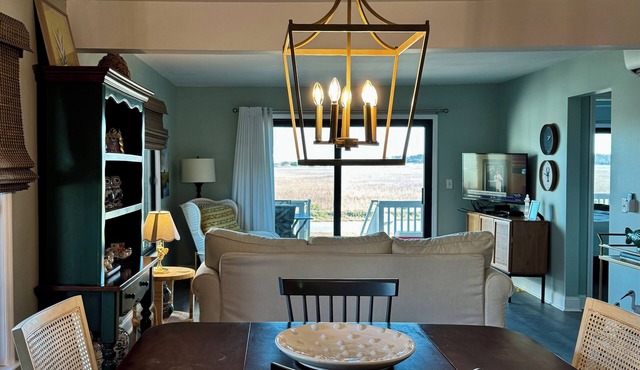 Beach Thyme! Marsh Views Short Walk to Beach and Pools - Double Decks