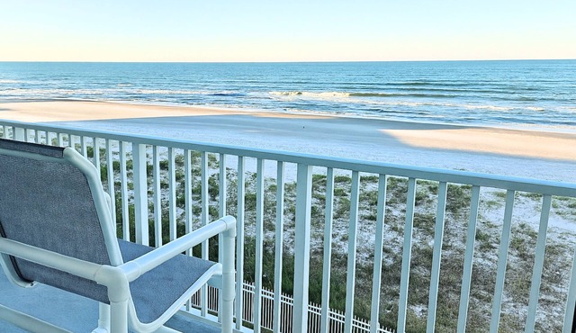 Beachdrifter 403 | Oceanfront Condo with Pool, Balcony + Beach Access