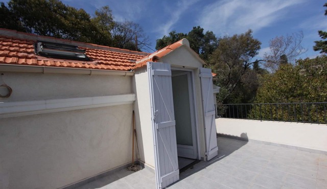 Beaches 80 meters away, Mediterranean villa for 4 people