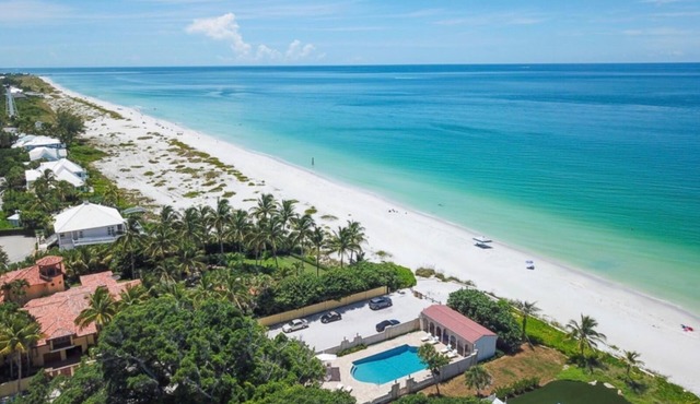 BEACHFRONT 3 BEDROOM, 3 BATH HOME WITH POOL IN BOCA GRANDE, FLORIDA