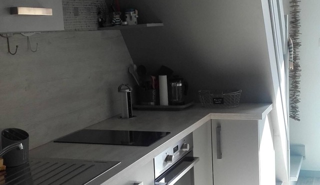 Beachfront apartment near the Gulf of Morbihan