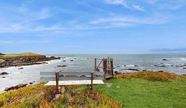 Beachfront Bliss with Ocean Views, Tub, & BBQ