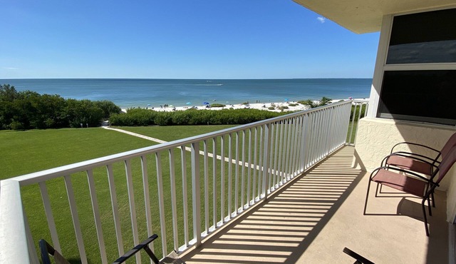Beachfront Condo with a Balcony! Estero Beach & Tennis Club #302b