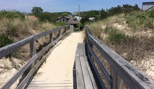 Beachfront Cottage Nestled Behind Dunes Just Steps Away From The Beach.