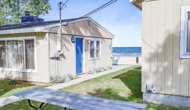 Beachfront cottage on Lake Huron