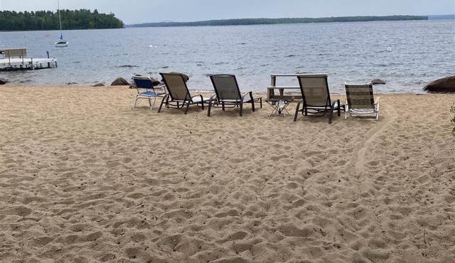 Beachfront Cottage on Sebago Lake