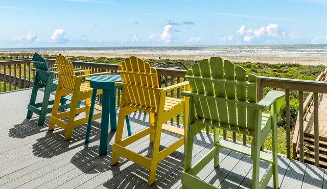 Beachfront Home w Great Views & Private Walkover - Dog Friendly