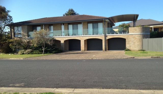 Beachfront house with panoramic water views