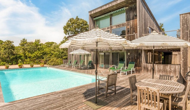 Beachfront Living with Heated Pool, Expansive Deck, Close to Ocean Beach