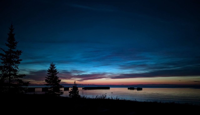 Beachfront Lodge on Bois Blanc Island, MI. Lake Huron
