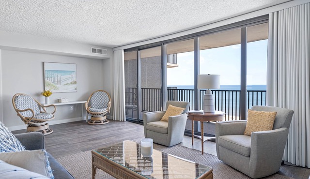 Beachfront, Newly Renovated Edgewater Building Condo