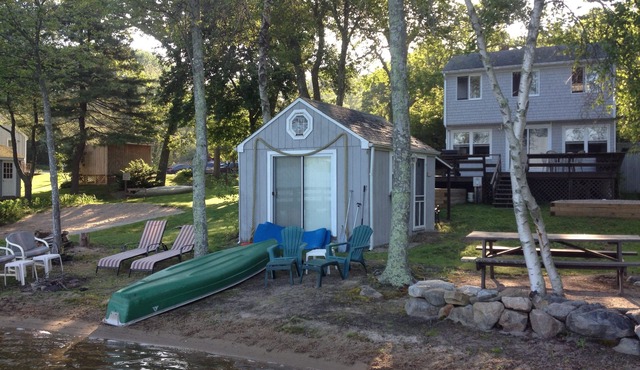 Beachfront on Indian Lake! Sandy beach, dock, family and pet friendly!