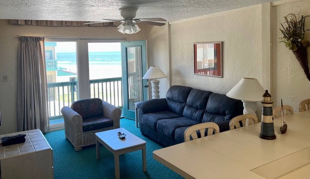 Beachfront One Bedroom Condo w/Pool; 2 Night or 7 Night Stay. Pet Friendly!