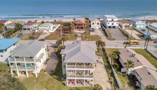 Beachfront Retreat | 3-Story Home | Walk to Vilano Beach | Near Nights of Lights