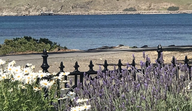 Beachfront romantic Greek Isle vibe rare historic cottage breathtaking sunrises