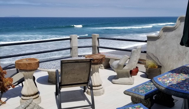 Beachfront Rosarito Home: 2 King Beds, Sleeps Up to 12