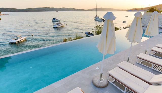 Beachfront Villa Deep Blue with Pool II