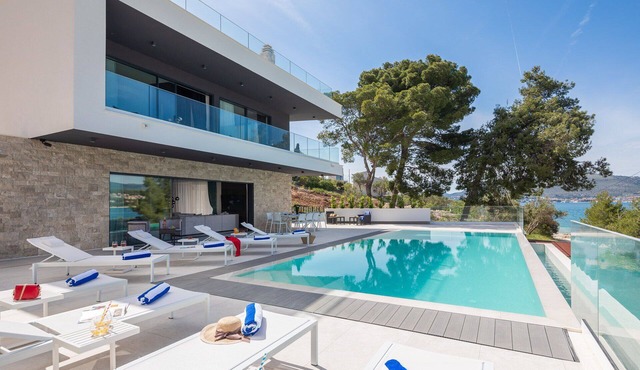 Beachfront Villa Milka with Pool