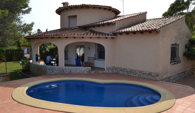 Beachfront Villa in Sand Beach in Dénia with Private Pool