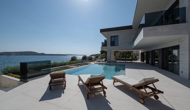 Beachfront Villa Nautilux with Pool