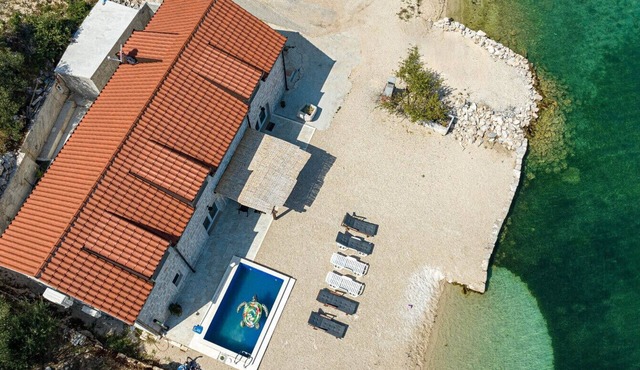 Beachfront Villa Olive Mill with a private pool