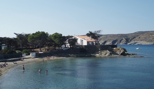 Beachfront villa with unbeatable views of the village