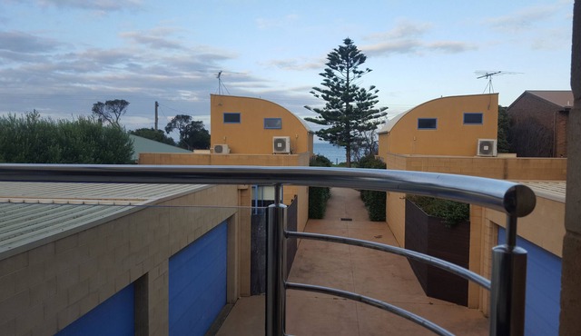 Beachfront water views modern town house