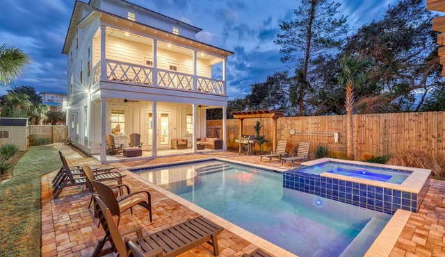 Beachin' *HeatedPool&Spa*Golf Cart*Bikes*BeachSvc*