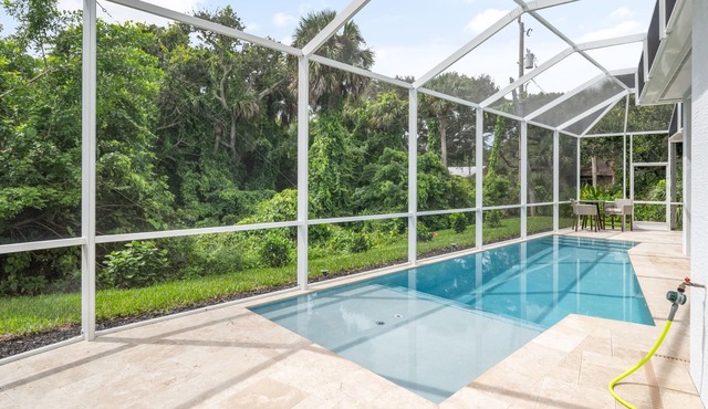 Beachside Bliss: 3BR, Heated Pool, Sleeps 10!