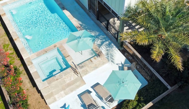 Beachside Heated Pool Hot Tub 2 King Beds Firepit